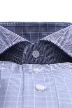 Camicia in cotone principe di galles