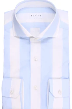 camicia in cotone riga sdraio