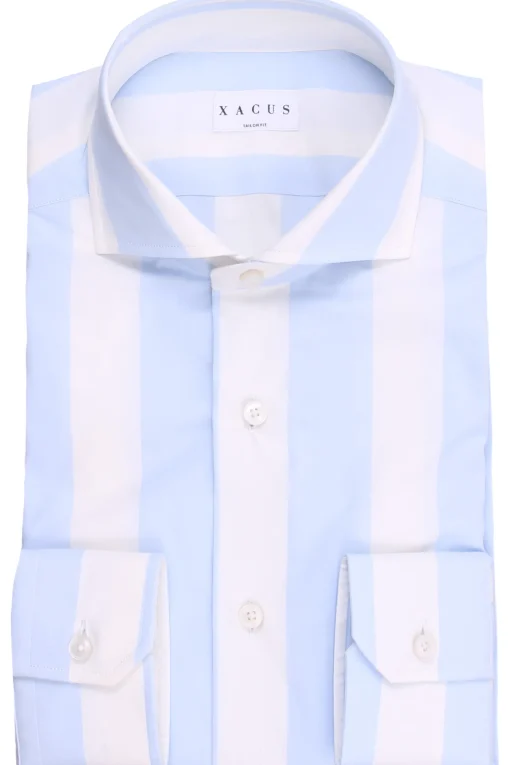 camicia in cotone riga sdraio
