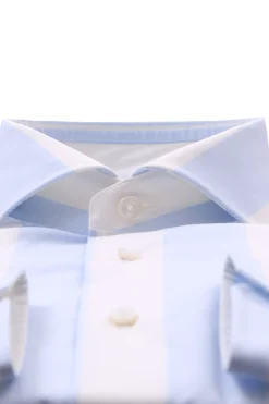 camicia in cotone riga sdraio