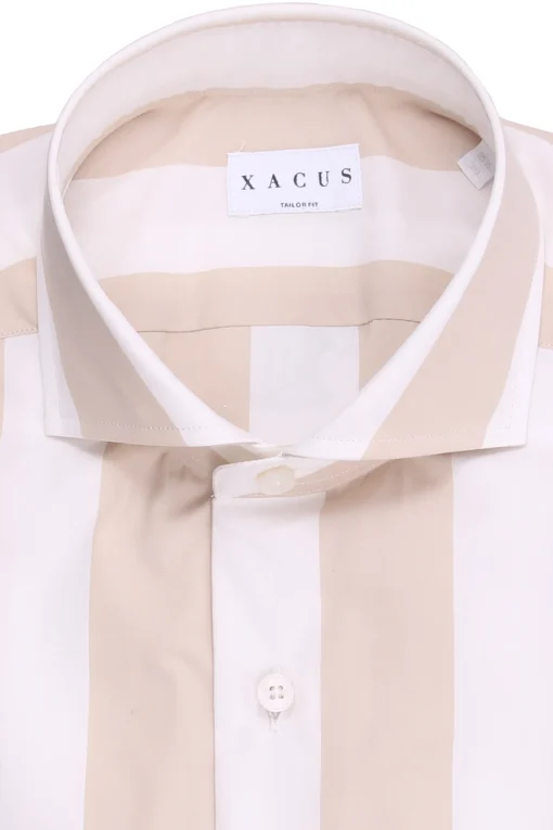 camicia in cotone riga sdraio