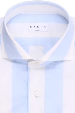 camicia in cotone riga sdraio