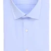 camicia in cotone tinta unita