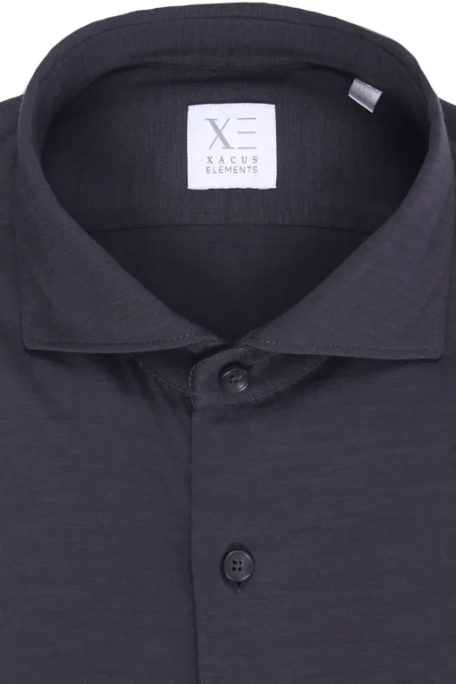 Camicia in jersey di lana