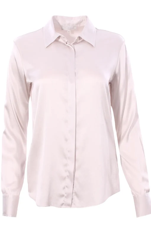 Camicia in raso stretch