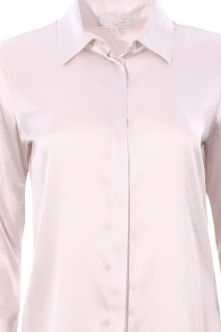 Camicia in raso stretch
