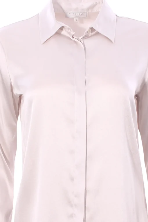 Camicia in raso stretch