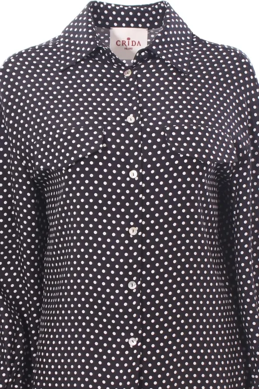 Camicia in satin di seta