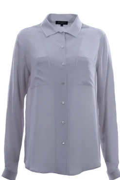 Camicia in seta con taschini
