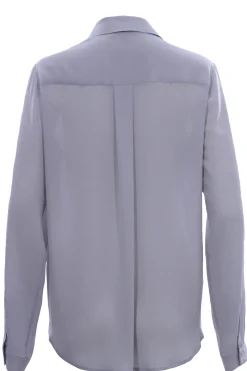 Camicia in seta con taschini