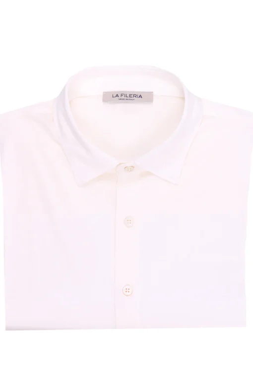 camicia in seta e cotone