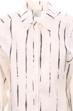 Camicia in seta stampata