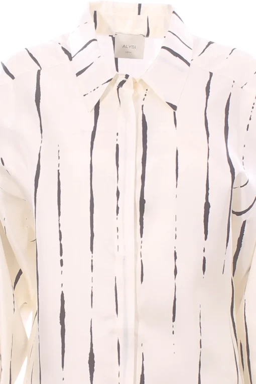 Camicia in seta stampata
