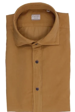 Camicia in vellutino lavato