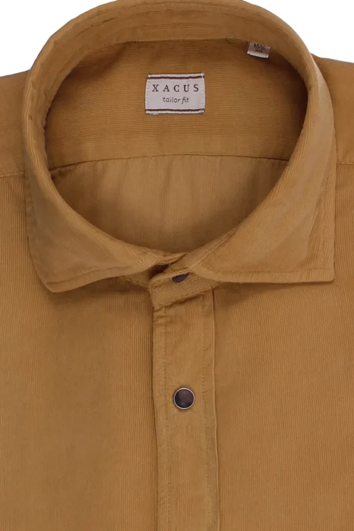 Camicia in vellutino lavato