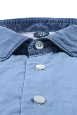 Camicia lavata in cotone leggero