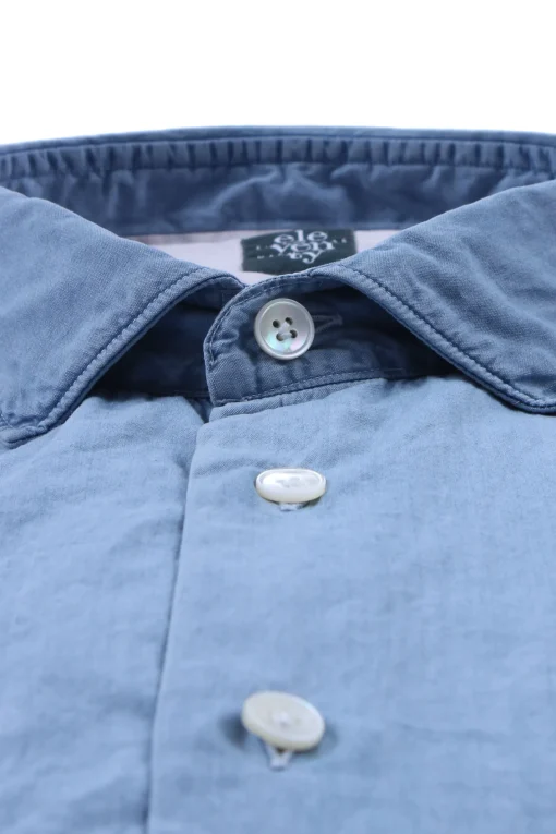 Camicia lavata in cotone leggero