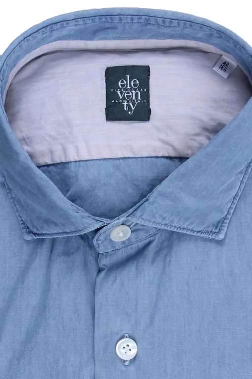 Camicia lavata in cotone leggero