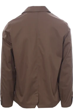 camicia over in gabardina di cotone