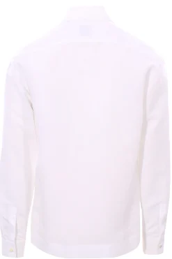camicia over in tencel e shantung di lino