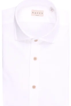 camicia oxford bottoni a contrasto