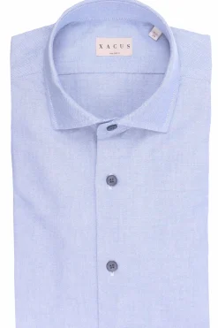 camicia oxford bottoni a contrasto
