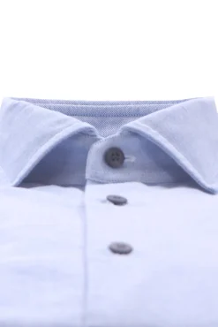 camicia oxford bottoni a contrasto