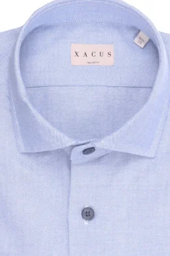 camicia oxford bottoni a contrasto