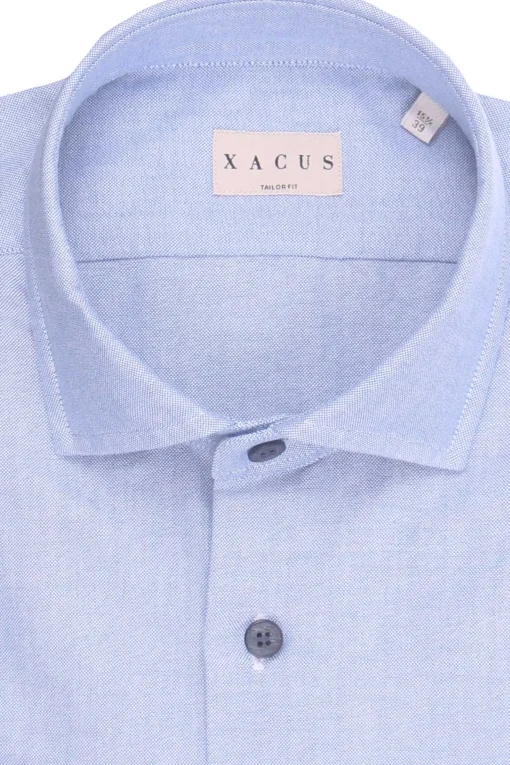 camicia oxford bottoni a contrasto