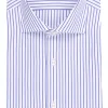 camicia riga larga in cotone fiammato