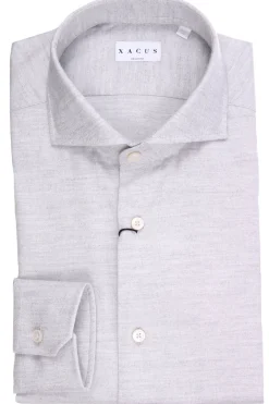 Camicia spigata misto tencell