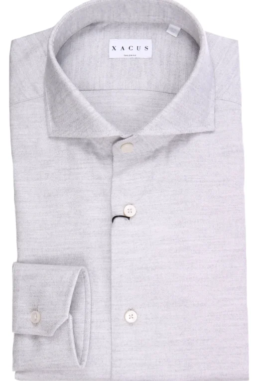 Camicia spigata misto tencell