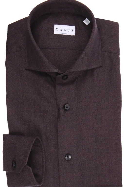 Camicia spigata misto tencell