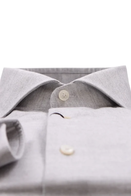 Camicia spigata misto tencell