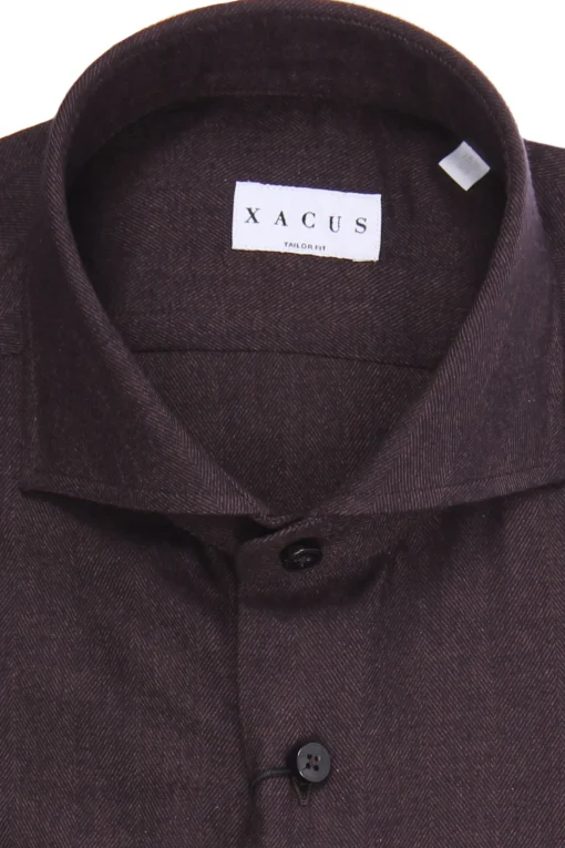 Camicia spigata misto tencell