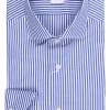 camicia taylor di cotone a righe