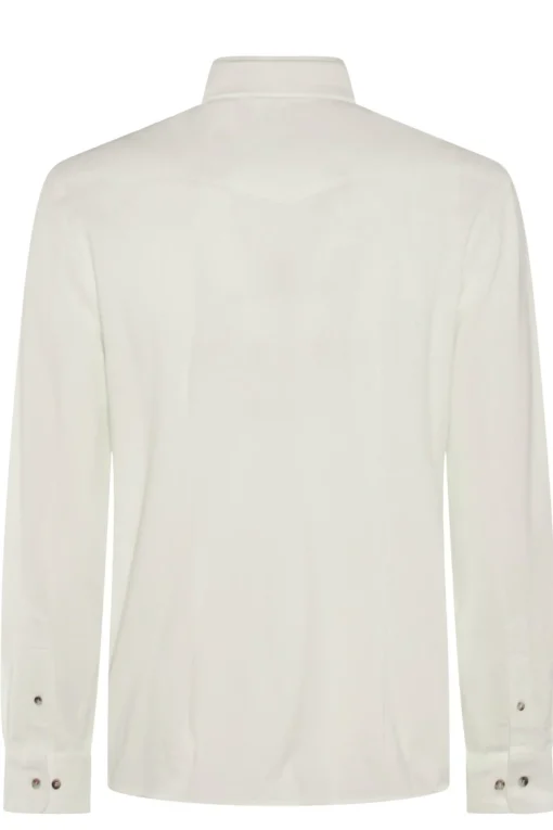camicia texana in piquet di cotone