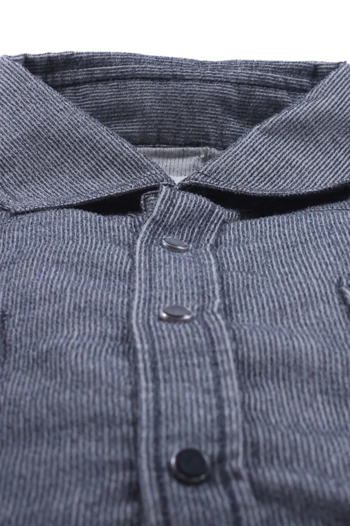 Camicia texana in velluto millerighe