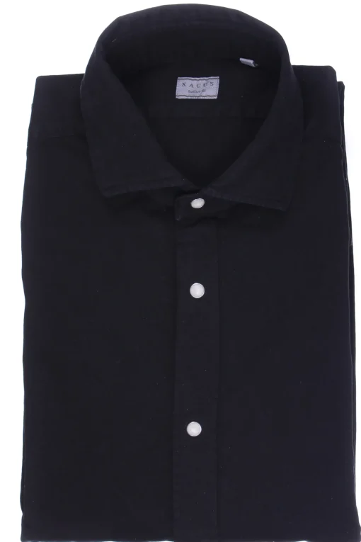 Camicia washed in cotone