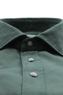 Camicia washed in cotone