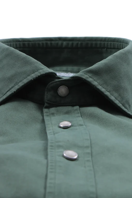 Camicia washed in cotone