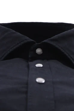 Camicia washed in cotone