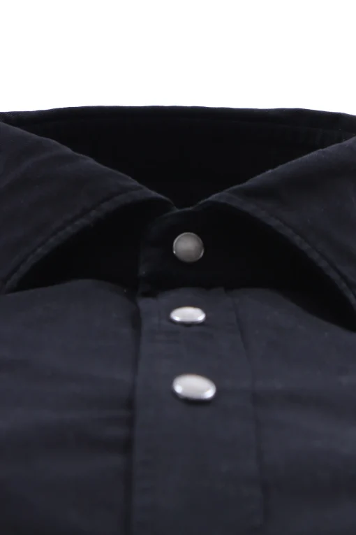 Camicia washed in cotone
