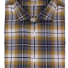 Camicia washed in flanella di cotone check