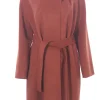Cappotto in panno con cintura