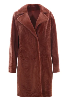 Cappotto in shearling reversibile