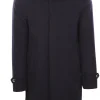 cappotto sfoderato in lana e cashemere