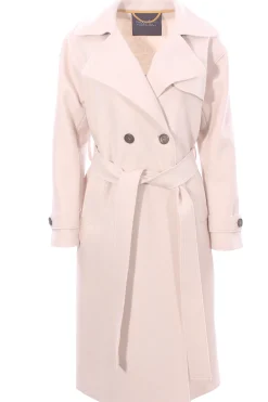 Cappotto trench in lana vergine