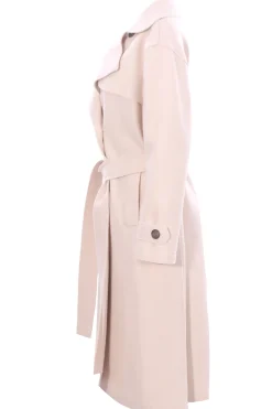 Cappotto trench in lana vergine
