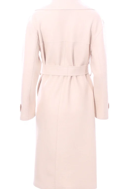 Cappotto trench in lana vergine